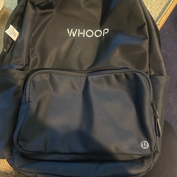 NEW w/o tag lululemon athletica Black Backpack with Front Pocket - Picture 1 of 5